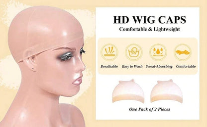 Invisible HD Wig Caps for Lace Front Wigs