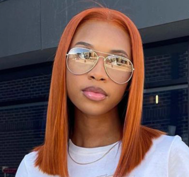 Ginger Orange Brazilian Water Wave
