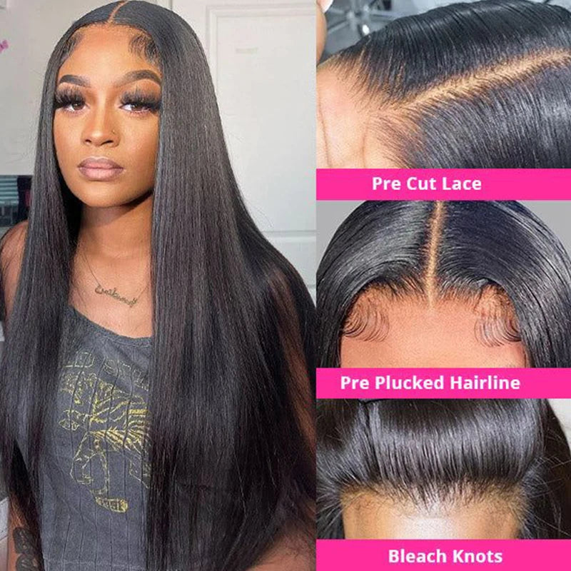 Brazilian Straight Lace Front Wigs